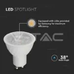 V-TAC VT-21194 LED Крушка SAMSUNG Чип 6.5W GU10 110° 6400K