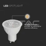 V-TAC VT-21195 LED Крушка SAMSUNG Чип 6W GU10 Димираща 38° 3000K