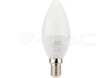 V-TAC VT-2120045 LED Крушка SAMSUNG Чип 5.5W E14 C37 Кендъл Димиращ 3000K