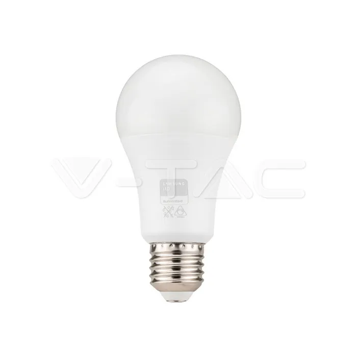 V-TAC VT-2120184 LED Крушка SAMSUNG Чип 12W E27 A60 Димираща 4000K