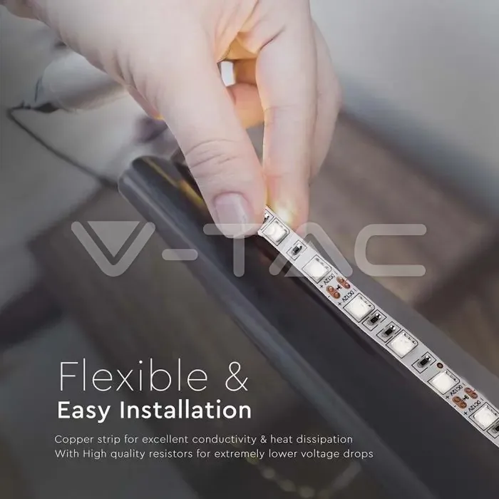 V-TAC VT-212126 LED Лента SMD5050 60 LEDs 6400K IP20