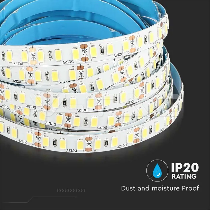 V-TAC VT-212162 LED Лента SMD5730 120/1 High Lumen 3000К IP20 20W/M