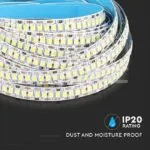 V-TAC VT-212164 LED Лента SMD2835 240/1 High Lumen Топло Бяла Невлагозащитена