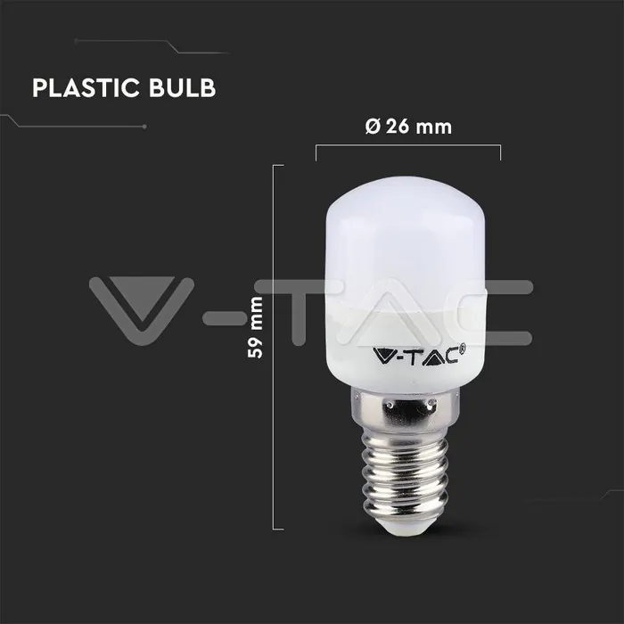 V-TAC VT-21234 LED Крушка SAMSUNG Чип 2W ST26 3000K