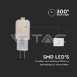 V-TAC VT-21242 LED Крушка SAMSUNG Чип 1.1W G4 6400K