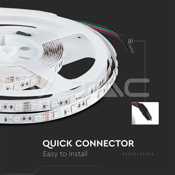 V-TAC VT-212459 LED Лента SMD5050 60/1 24V 4000K IP20