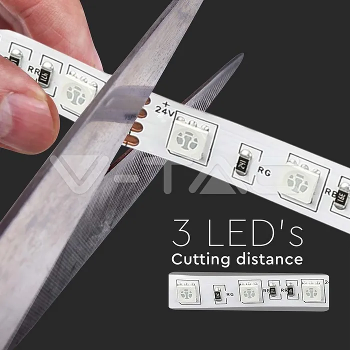 V-TAC VT-212459 LED Лента SMD5050 60/1 24V 4000K IP20