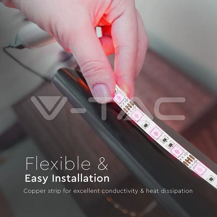V-TAC VT-212558 LED Strip RGB Set Light Kit W/Remote 12v IP20