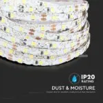 V-TAC VT-212560 LED Лента 2835 60/1 12V IP20 3000K S Образна
