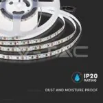 V-TAC VT-212596 LED Лента SMD2835 168 LEDs 24V IP20 3000K 140 lm/W