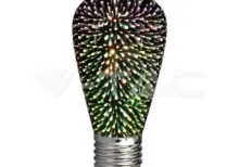 V-TAC VT-212705 LED Крушка 3W Filament E27 ST64 3D 3000K