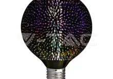 V-TAC VT-212706 LED Крушка 3W Filament E27 G125 3D 3000К