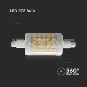 V-TAC VT-212713 LED Крушка 7W R7S Пластик 3000К