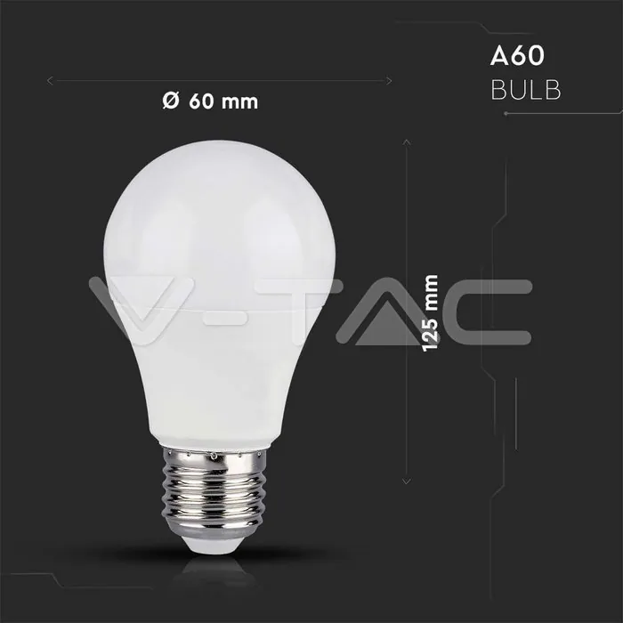 V-TAC VT-212752 LED Крушка 11W E27 A60 SMART WIFI RGB + WW+CW