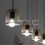 V-TAC VT-212775 LED Крушка 4.8W Е14 P45 А80 Кендъл Димираща С Дистанционно RGB 3000K