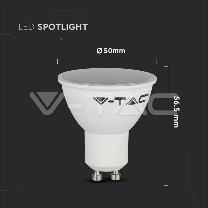 V-TAC VT-212778 LED Крушка 5.5W GU10 Пластик RGB + 3000K