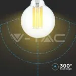 V-TAC VT-212803 LED Крушка 18W Filament E27 G95 3000K 135lm/W