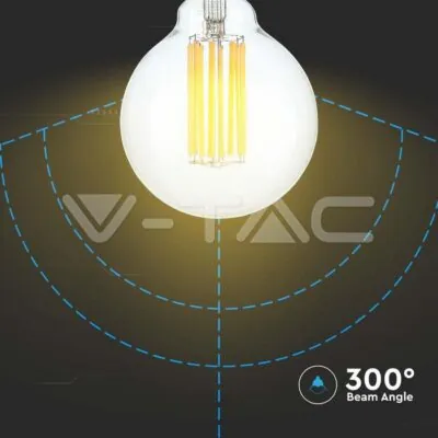 V-TAC VT-212803 LED Крушка 18W Filament E27 G95 3000K 135lm/W