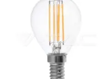 V-TAC VT-212847 LED Крушка 6W Filament E14 P45 6000К