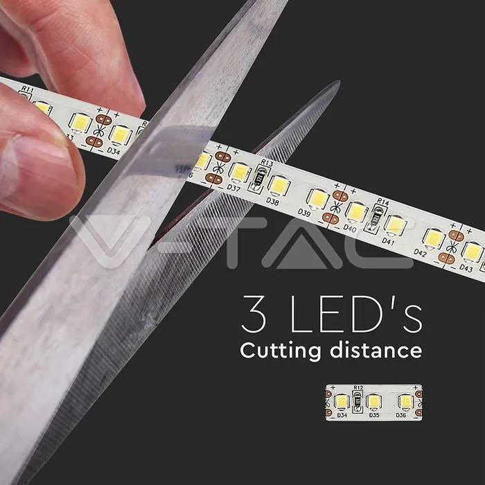 V-TAC VT-21324 LED Лента SAMSUNG Чип 2835 120/1 12V IP20 4000K