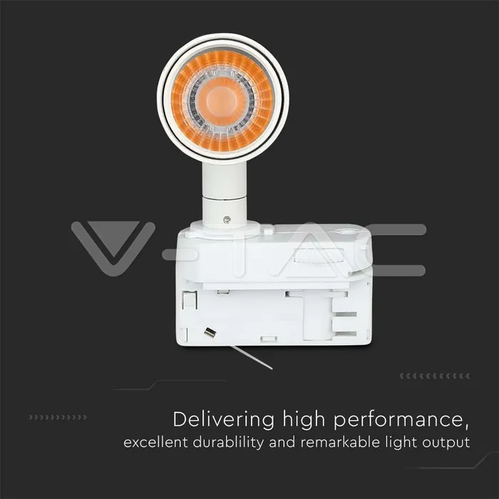 V-TAC VT-21351 7W LED Прожектор Релсов Монтаж SAMSUNG Чип Бял 4000K