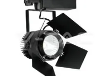 V-TAC VT-21372 33W LED Прожектор Релсов Монтаж SAMSUNG Чип Черен 4000K