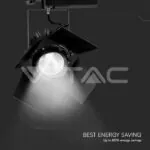 V-TAC VT-21371 33W LED Прожектор Релсов Монтаж SAMSUNG Чип Черен 3000K