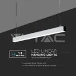 V-TAC VT-21383 LED Линейно   SAMSUNG Чип 40W Висящо Бяло Тяло 4000К 1200x50x65mm
