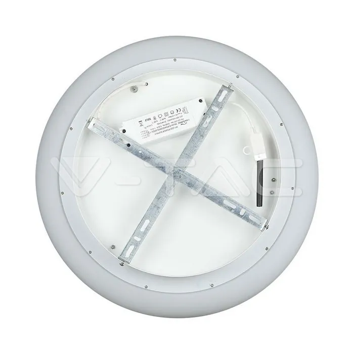 V-TAC VT-213966 22W Пендел/Плафон Кръг 3 Цветен D:300*H:800 Димиращ Бял