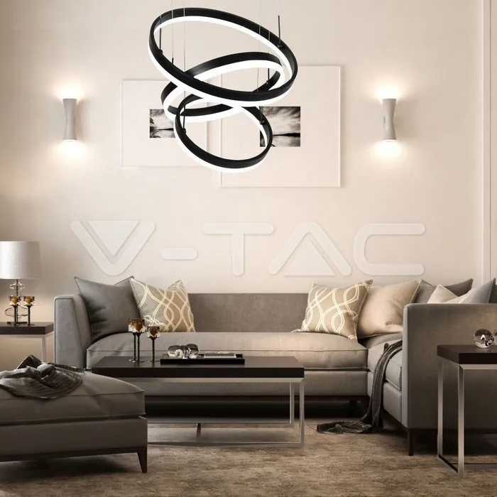 V-TAC VT-213990 86W Полилей Димиращ Черен 3000К