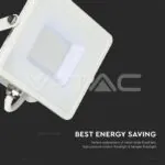 V-TAC VT-21403 30W LED Прожектор SAMSUNG Чип G2 SMD Бяло Тяло 3000К