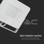 V-TAC VT-21411 50W LED Прожектор SAMSUNG Чип SMD G2 Бяло Тяло 6400К