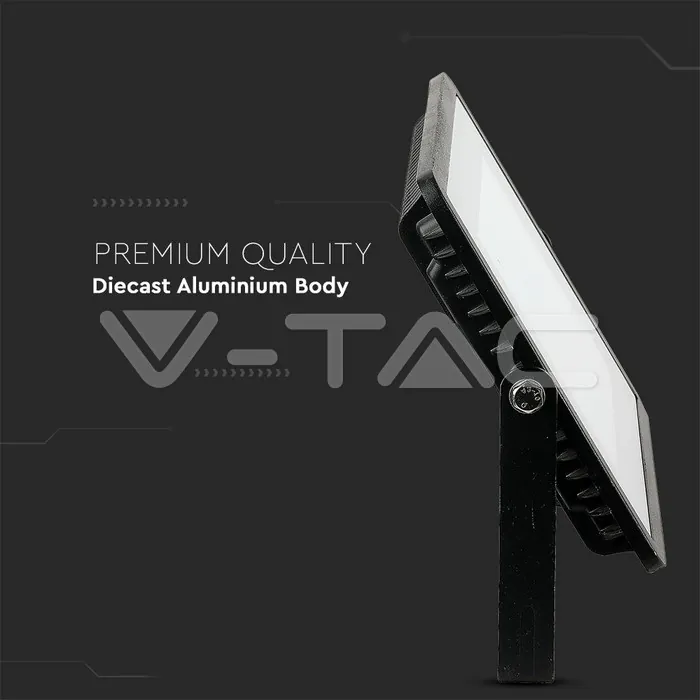 V-TAC VT-21414 100W LED Прожектор SAMSUNG Чип G2 SMD Черно Тяло 6400К