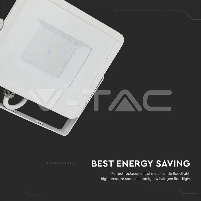 V-TAC VT-21417 100W LED Прожектор SAMSUNG Чип G2 SMD Бяло Тяло 6500К