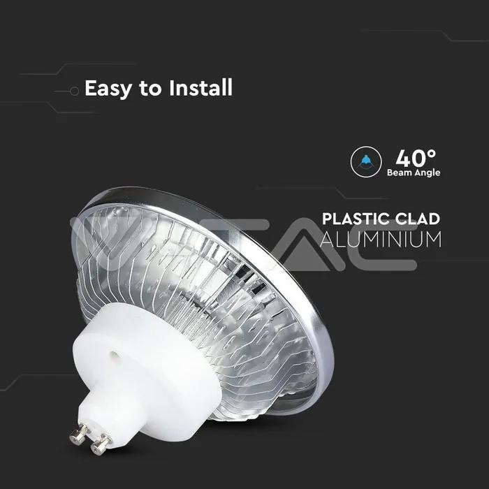 V-TAC VT-214224 LED Крушка AR111 12W GU10 2700K