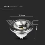 V-TAC VT-214224 LED Крушка AR111 12W GU10 2700K