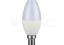 V-TAC VT-2142411 LED Крушка 4.5W E14 Кендъл 6500K