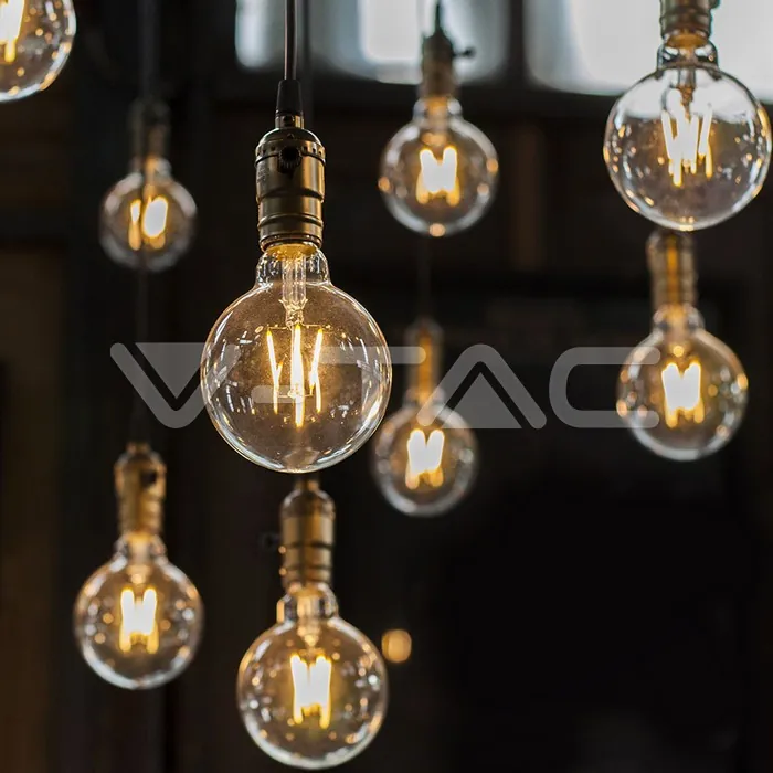 V-TAC VT-214304 LED Крушка 6W Filament E27 G125 3000К