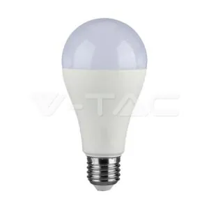 V-TAC VT-214454 LED Крушка 15W E27 A65 Термо Пластик 4000K