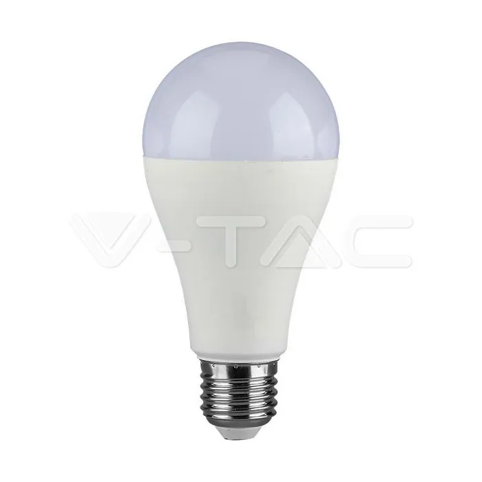 V-TAC VT-214454 LED Крушка 15W E27 A65 Термо Пластик 4000K