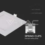 V-TAC VT-214870 18W LED Premium Панел Квадрат 4000K