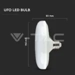 V-TAC VT-215 LED Крушка SAMSUNG Чип 15W E27 UFO F150 6400K