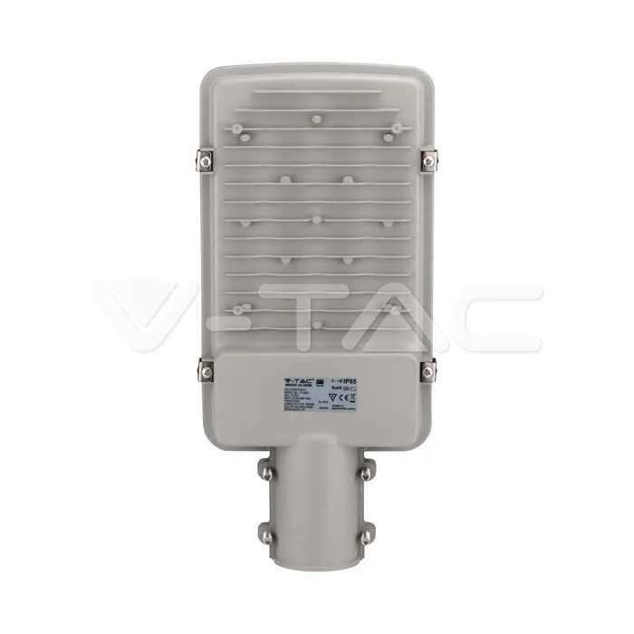 V-TAC VT-215251 LED Улична Лампа SAMSUNG ЧИП - 30W Сиво Тяло 4000K 5 Години Гаранция