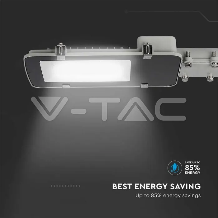V-TAC VT-215251 LED Улична Лампа SAMSUNG ЧИП - 30W Сиво Тяло 4000K 5 Години Гаранция