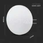 V-TAC VT-2155669 15W LED Плафон SAMSUNG Чип Frameless Кръг 4000K IP44 120lm/W