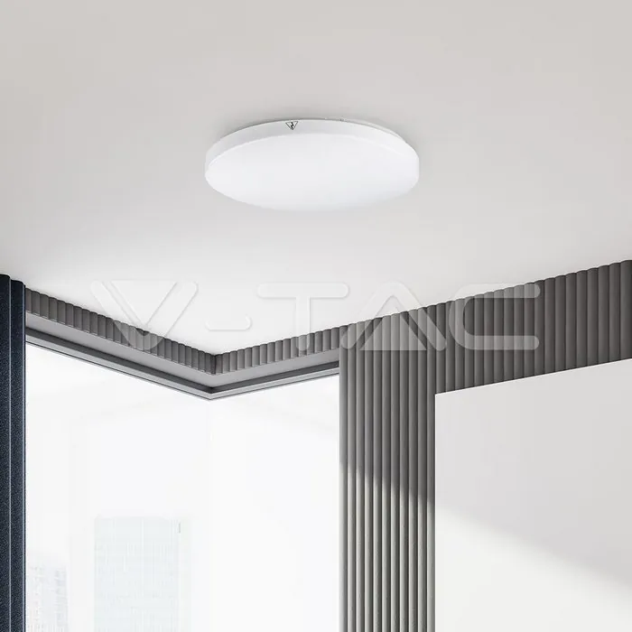 V-TAC VT-2155669 15W LED Плафон SAMSUNG Чип Frameless Кръг 4000K IP44 120lm/W