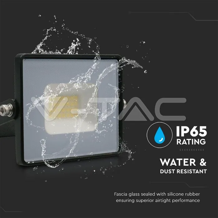 V-TAC VT-215947 20W LED Прожектор Е-Series G2 Черно Тяло 4000K