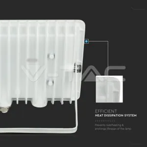 V-TAC VT-215951 20W LED Прожектор Е-Series G2 Бяло Тяло 6500K