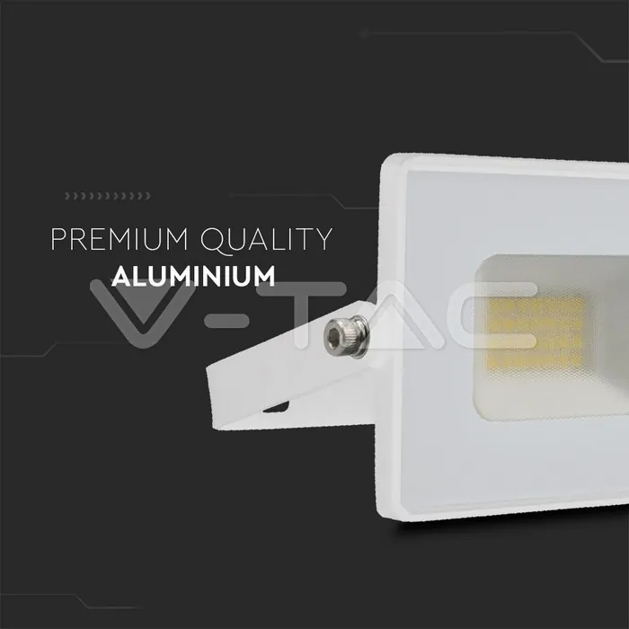 V-TAC VT-215950 20W LED Прожектор Е-Series G2 Бяло Тяло 4000K
