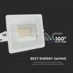 V-TAC VT-215955 30W LED Прожектор Е-Series G2 Бяло Тяло 3000K